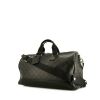 Bolsa de viaje Louis Vuitton Keepall - Travel Bag en lona Monogram negra y cuero negro - 00pp thumbnail