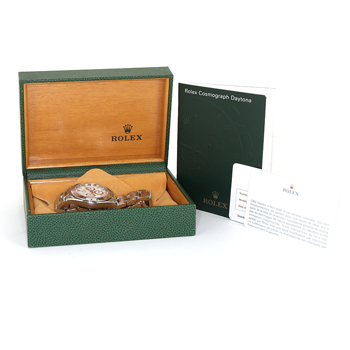 Rolex Daytona Automatique watch in stainless steel Ref:  116520 Circa  2003 - Detail D2