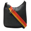 Hermès  Evelyne small model  shoulder bag  in navy blue togo leather - 00pp thumbnail