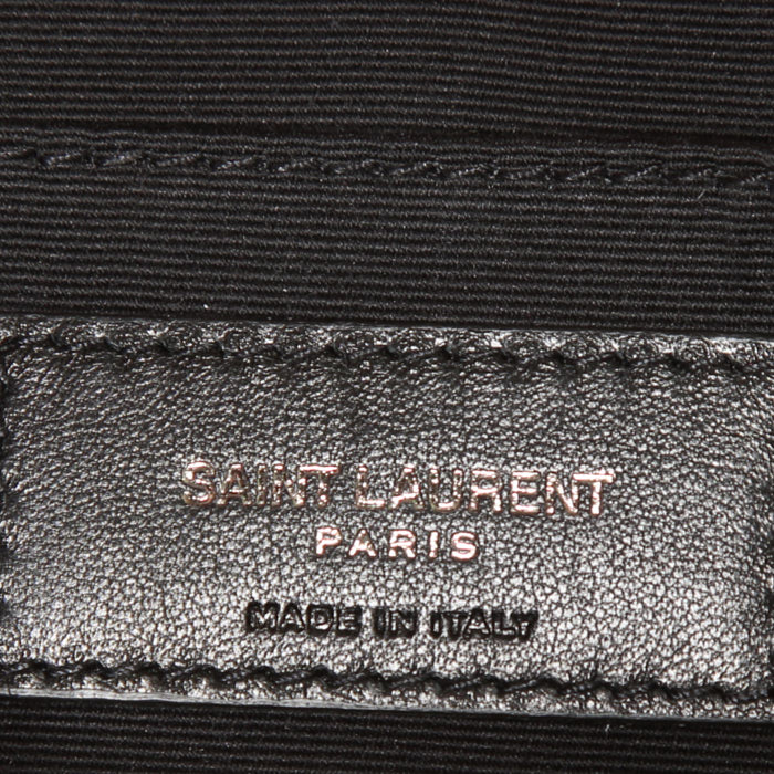 Bolso bandolera Saint Laurent Jamie en cuero rojo - Detail D3
