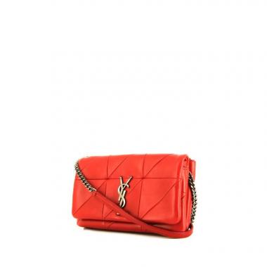 Borsa a tracolla Saint Laurent Jamie in pelle rossa