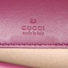Bolso bandolera Gucci Dionysus mini en terciopelo violeta y cuero violeta - Detail D3 thumbnail