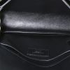 Saint Laurent Book Bag shoulder bag in brown foal and black leather - Detail D2 thumbnail