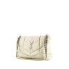 Bolso de mano Saint Laurent Loulou Puffer modelo mediano en cuero acolchado color crema - 00pp thumbnail