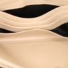 Portefeuille long Saint Laurent en cuir grainé matelassé beige - Detail D2 thumbnail