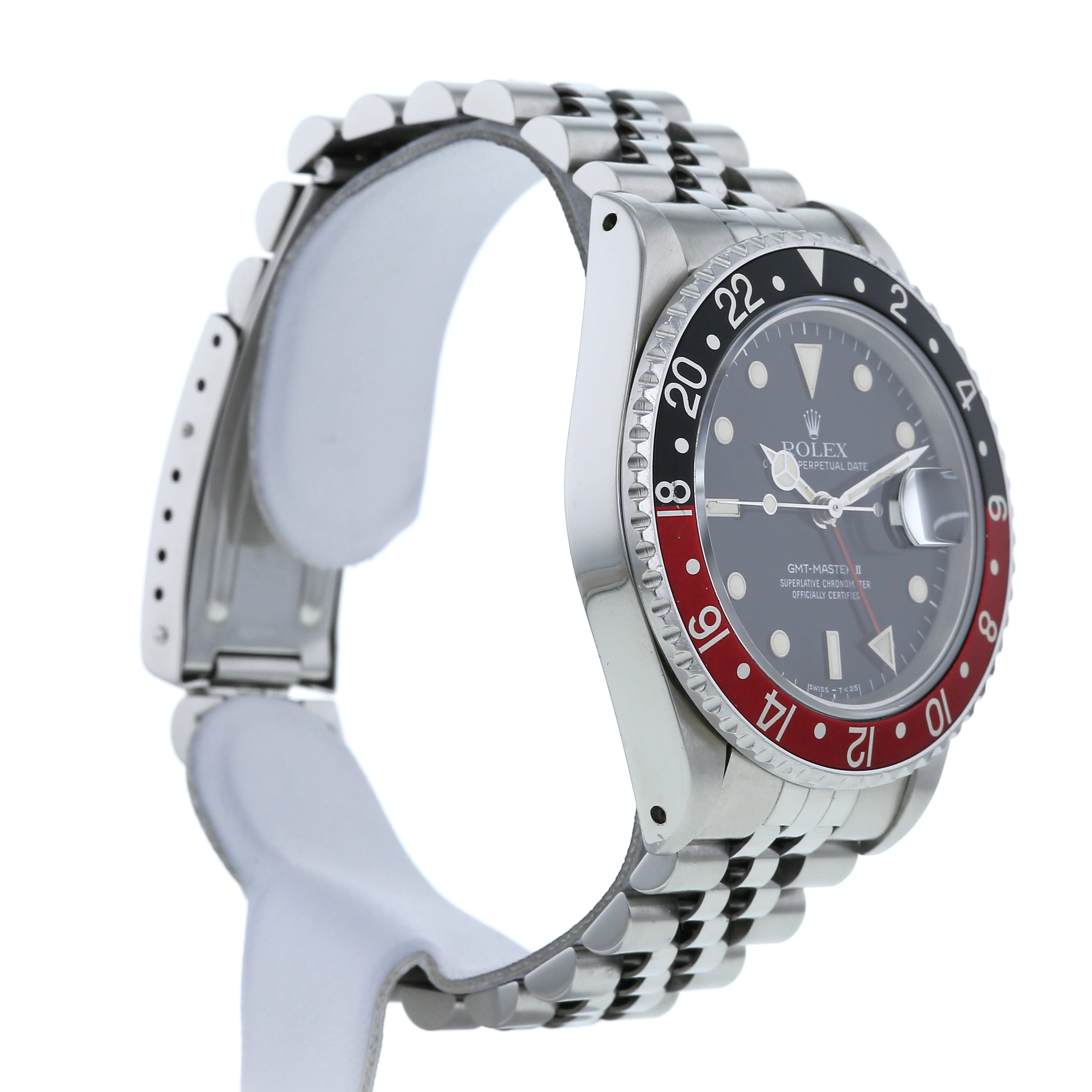 Rolex GMT-Master II watch in stainless steel Ref:  16760 Circa  1986 - Detail D1
