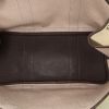 Hermes Garden shopping bag in beige canvas and brown leather - Detail D2 thumbnail
