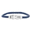 Fred Chance Infinie large model bracelet in white gold and stainless steel - 00pp thumbnail