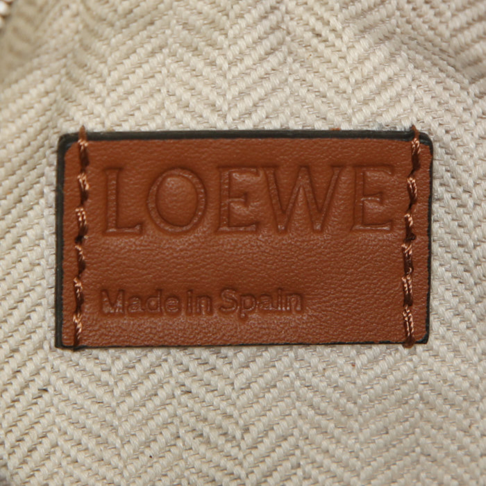 Borsa Loewe Puzzle  modello piccolo in pelle gold - Detail D4