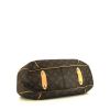 Shopping bag Louis Vuitton Galliera modello medio in tela monogram marrone e pelle naturale - Detail D4 thumbnail