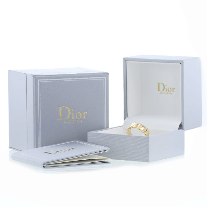 Dior GemDior ring in yellow gold and diamonds - Detail D2