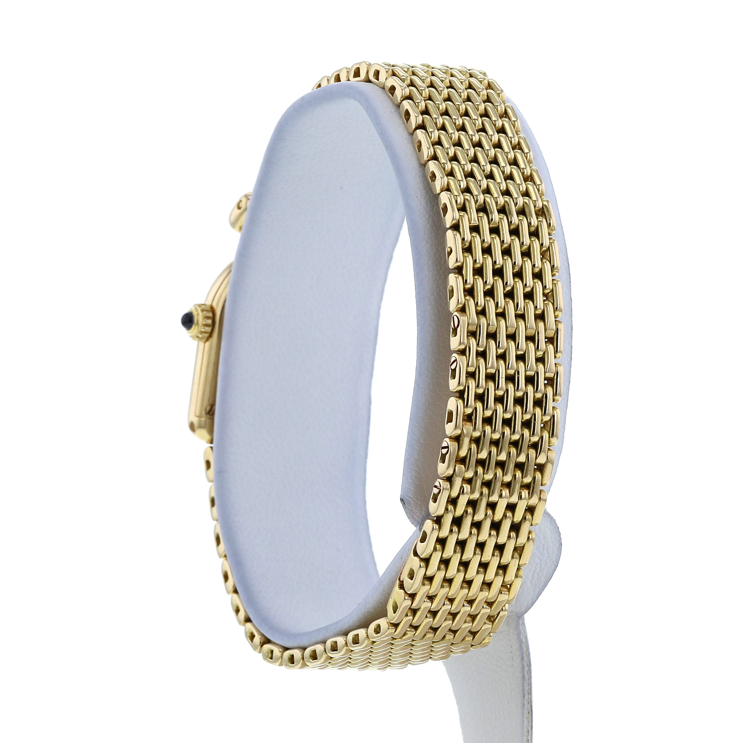 Montre Cartier Calandre en or jaune Ref :  6603 Vers  1990