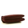 Lanvin Sugar shoulder bag in burgundy suede - Detail D5 thumbnail