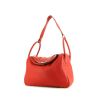 Hermès Lindy 34 cm handbag in red togo leather - 00pp thumbnail