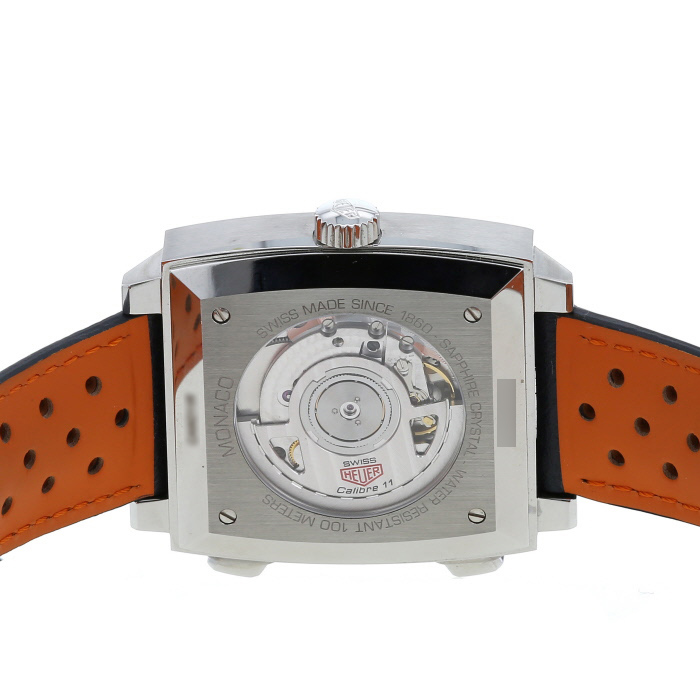 TAG Heuer Monaco watch in stainless steel Ref:  CAW211R Circa  2020 - Detail D1