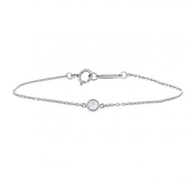 Brazalete Tiffany & Co Diamonds By The Yard en platino y diamante