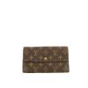 Billetera Louis Vuitton Sarah en lona Monogram marrón - 360 thumbnail