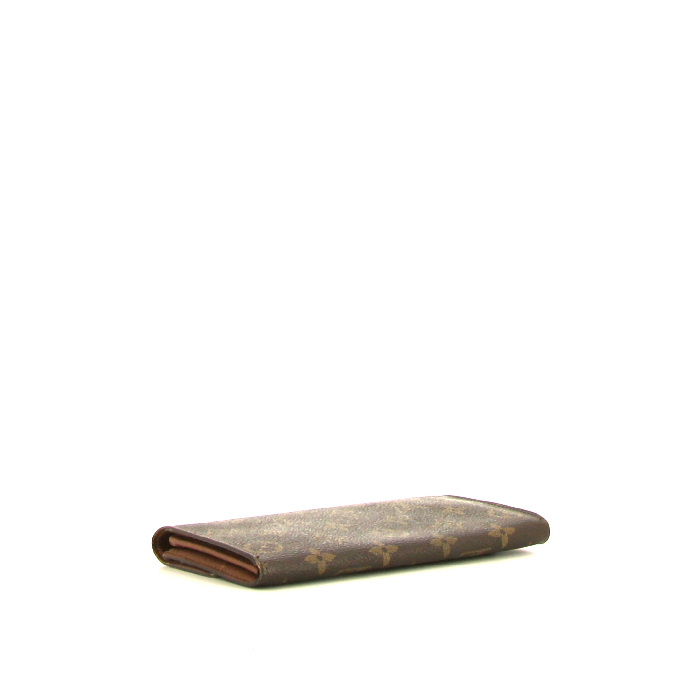Louis Vuitton Sarah wallet in brown monogram canvas - Detail D4