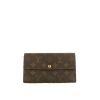 Portafogli Louis Vuitton Sarah in tela monogram marrone - 360 thumbnail