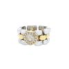 Chopard Happy Diamonds ring in yellow gold,  stainless steel and diamonds - 00pp thumbnail