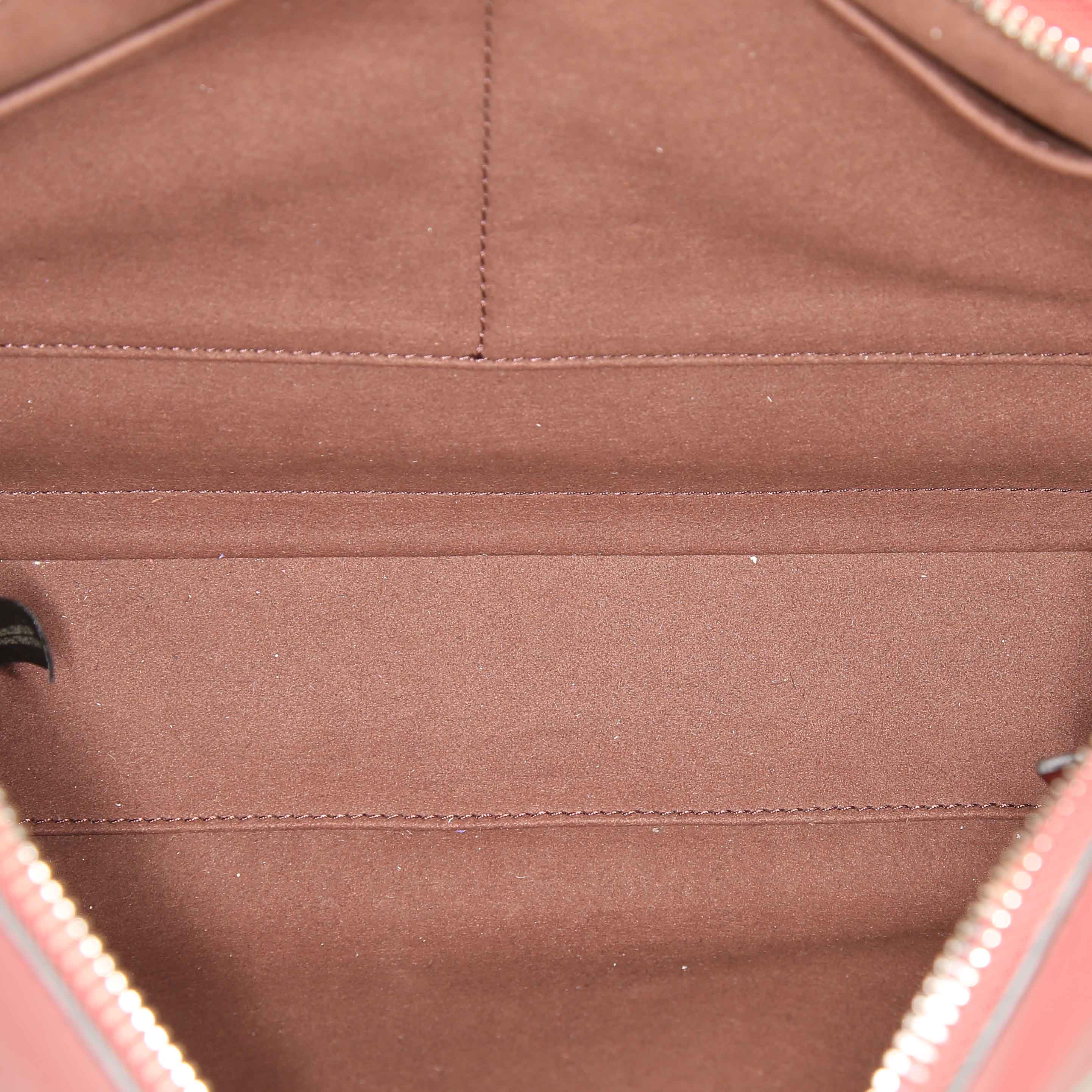 Borsa Fendi Dotcom in pelle rossa - Detail D3