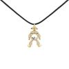 Articulated Chopard Happy Diamonds Clown large model pendant in yellow gold,  precious stones and diamonds - 00pp thumbnail