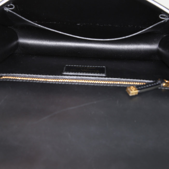 Borsa a tracolla Dior 30 Montaigne in pelle nera - Detail D3