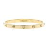 Bracelet Cartier Love en or jaune, taille 19 - 00pp thumbnail