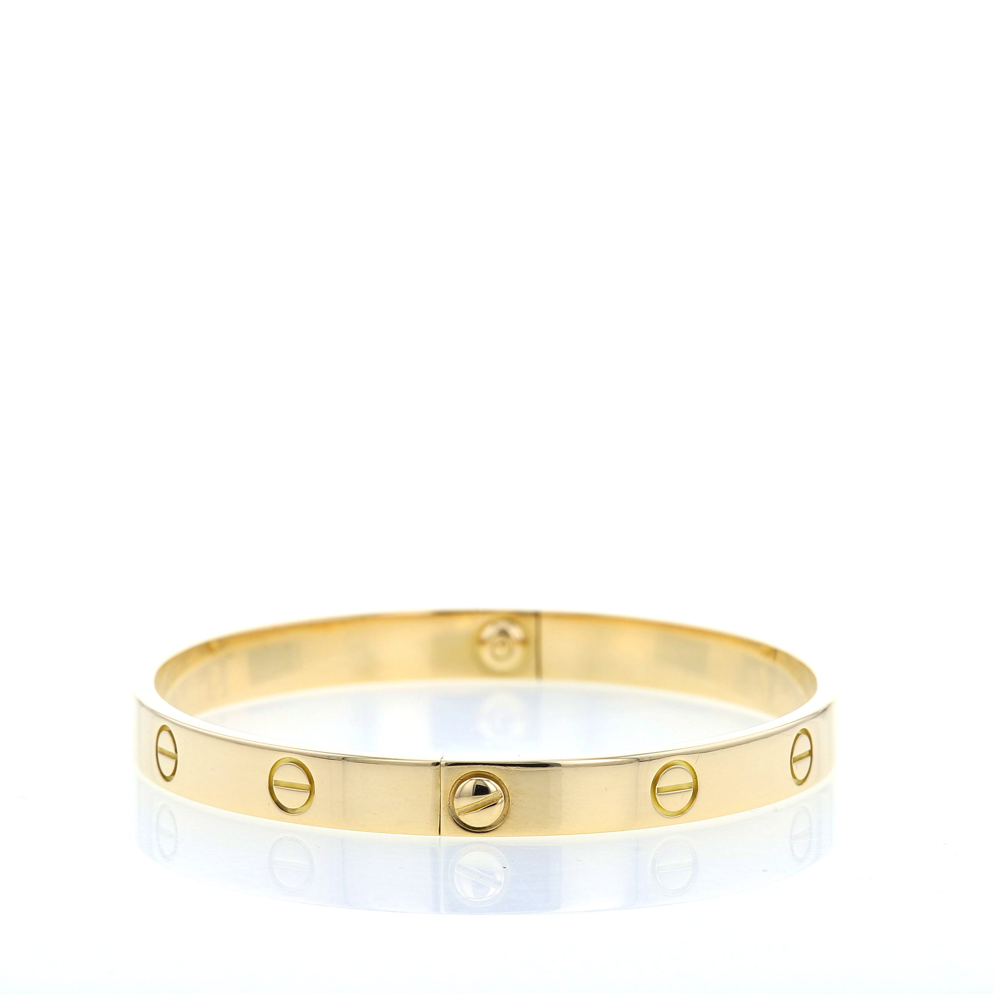 Bracciale Cartier Love in oro giallo - Detail D2