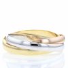 Cartier Trinity large model bracelet in 3 golds - Detail D2 thumbnail