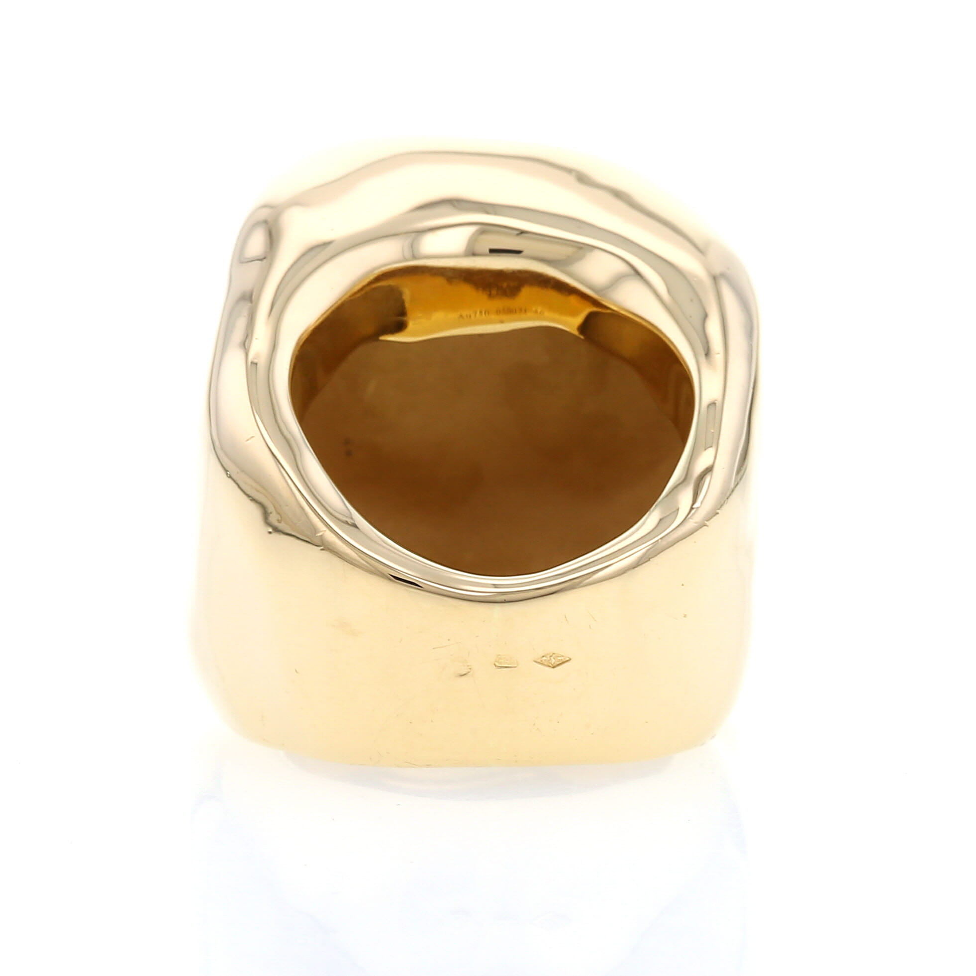 Dior Nougat large model ring in yellow gold - Detail D4