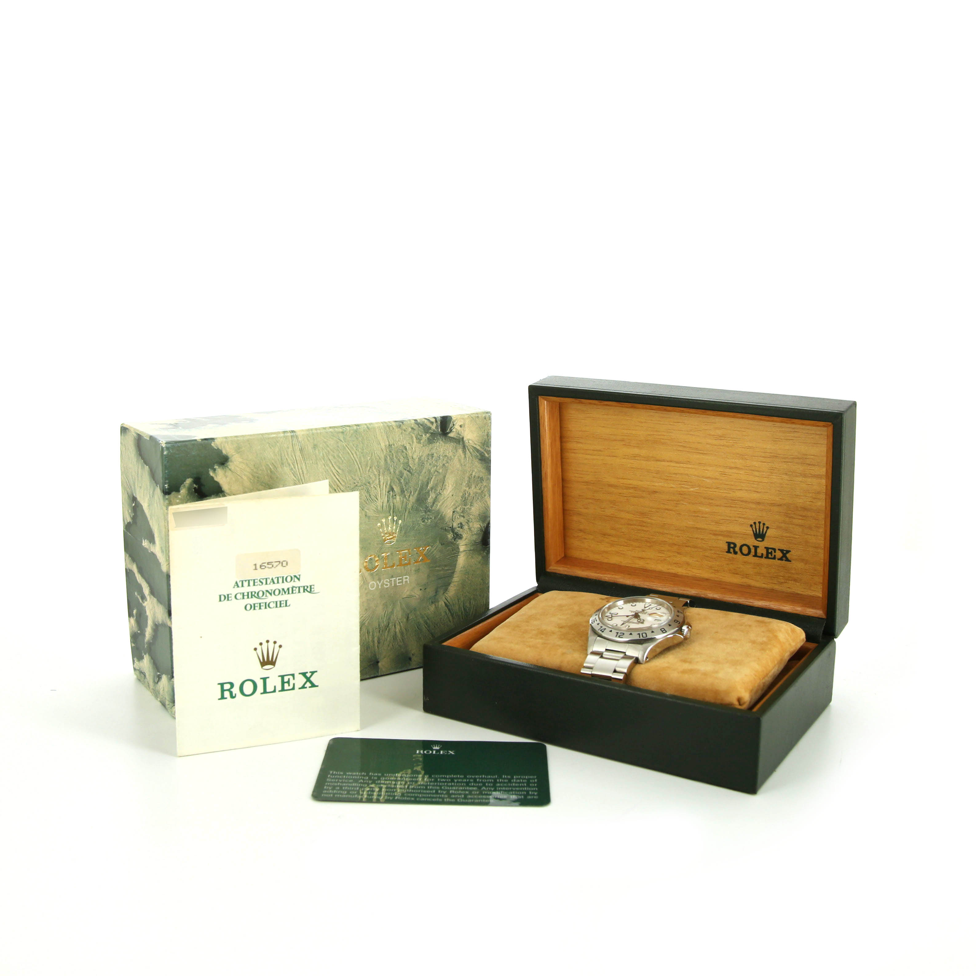 Rolex Explorer II watch in stainless steel Ref:  1650 Circa  1993 - Detail D2