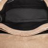 Saint Laurent Moujik handbag in black leather and brown suede - Detail D3 thumbnail