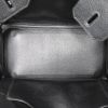 Hermes Birkin 30 cm handbag in black leather taurillon clémence - Detail D2 thumbnail