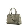 Prada Galleria handbag in grey leather - 00pp thumbnail