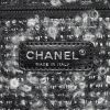Chanel Grand Shopping shopping bag in grey leather and grey tweed - Detail D3 thumbnail