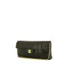 Bolso/bolsito Chanel Baguette en cuero negro - 00pp thumbnail