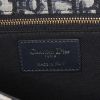 Dior 30 Montaigne shoulder bag in navy blue monogram canvas and navy blue leather - Detail D4 thumbnail