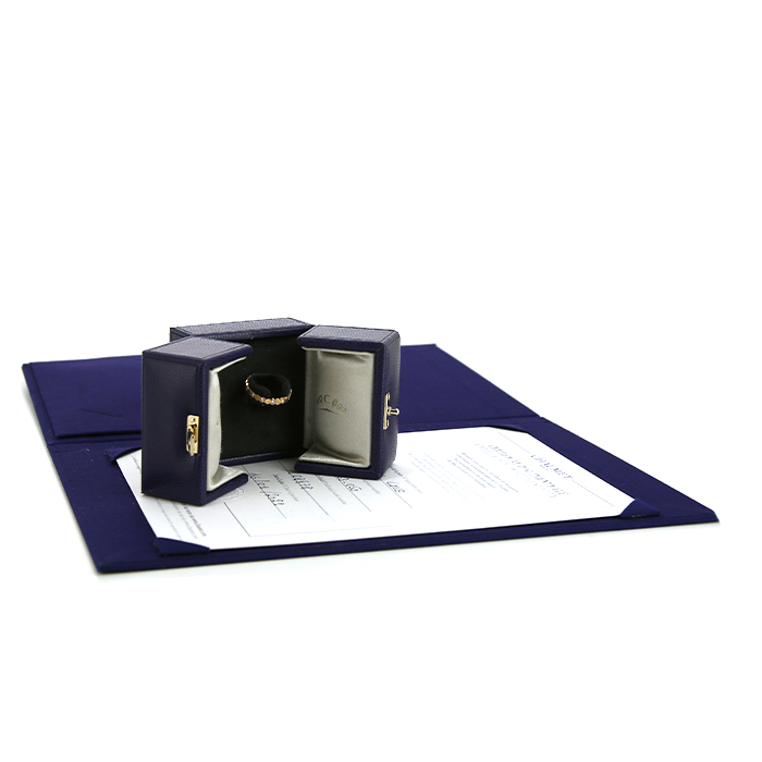 Sortija Chaumet Bee my Love en oro rosa y diamantes - Detail D2