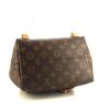 Louis Vuitton Montsouris Backpack small model backpack in brown monogram canvas and natural leather - Detail D4 thumbnail