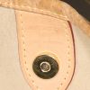 Bolso de mano Louis Vuitton Galliera en lona Monogram marrón y cuero natural - Detail D3 thumbnail