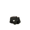 Balenciaga Dix mini shoulder bag in black leather - 00pp thumbnail