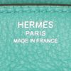 Borsa Hermes Birkin 25 cm in pelle taurillon clemence Vert Veronese - Detail D3 thumbnail