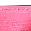 Hermes Birkin 25 cm handbag in Vert Veronese leather taurillon clémence - Detail D4 thumbnail