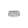 Bague bandeau Tiffany & Co Jazz en platine et diamants - 00pp thumbnail
