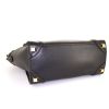 Celine Luggage Micro handbag in black leather - Detail D4 thumbnail