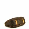 Bolso de mano Louis Vuitton Galliera en lona Monogram marrón y cuero natural - Detail D4 thumbnail