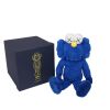 Kaws, rare set of the three "BFF" plushes, blue, black and pink, in polyester and polyethyne fibers, signed and numbered, with their original box, 2016/19 - Detail D2 thumbnail