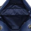 Chanel Timeless jumbo shoulder bag in blue quilted leather - Detail D3 thumbnail