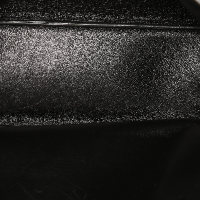 Bolso de mano Prada Vitello en cuero negro - Detail D3